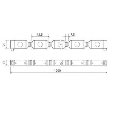 Прожектор светодиодный Arlight 18W 3000K AR-FLB-Flex-1000-18W-220V Warm 30deg 023484