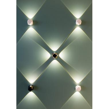 Уличный настенный светодиодный светильник Odeon Light Diamanta 4218/8WL