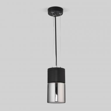 Уличный подвесной светодиодный светильник Roil чёрный/дымчатый плафон IP54 35125/H